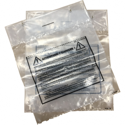 Sacs transparents pour pièges Collier - 2 sacs